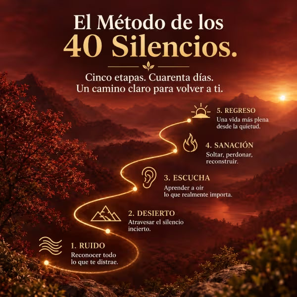 40 Días de Viaje en Silencio | Libro de Paz Interior y Reflexión