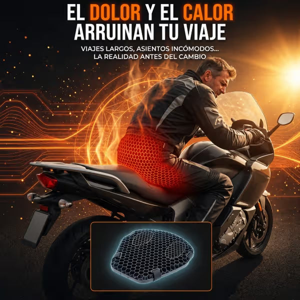 RodaMax™ | Cojín de Gel Panal Confort Total