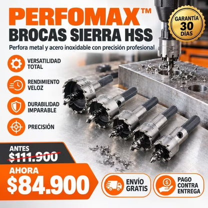 PerfoMax™ | 5 medidas para perforar con precisión y mayor versatilidad.