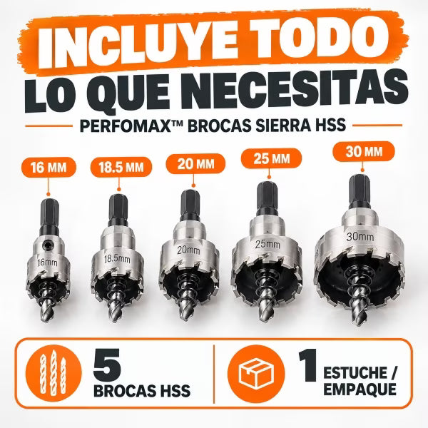 PerfoMax™ | 5 medidas para perforar con precisión y mayor versatilidad.