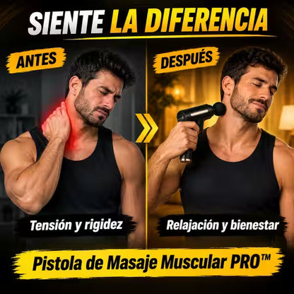 Pistola Masajeadora 4 en 1