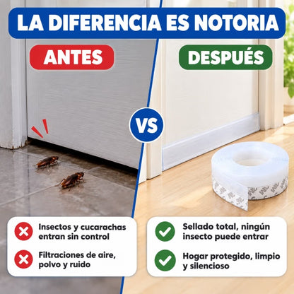 SelloMax™ - Cinta selladora que aísla agua, ruido e insectos al instante