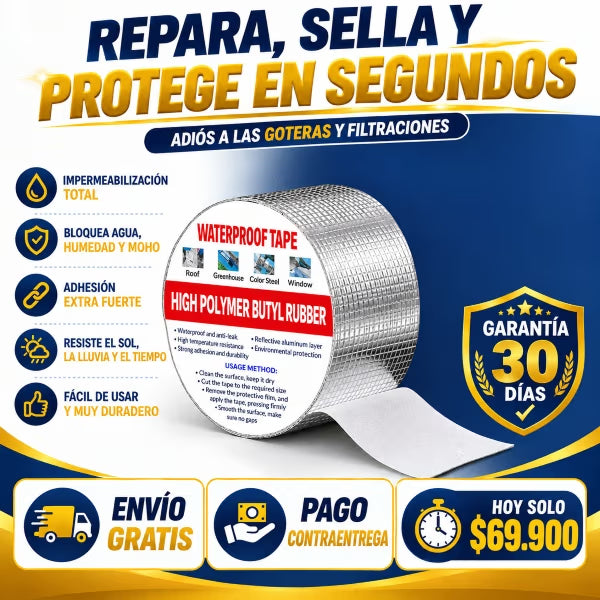 SellaPro™ | Adhesión fuerte para techos, tuberías y grietas.