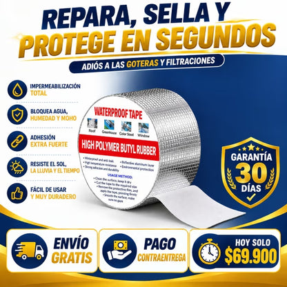 SellaPro™ | Adhesión fuerte para techos, tuberías y grietas.