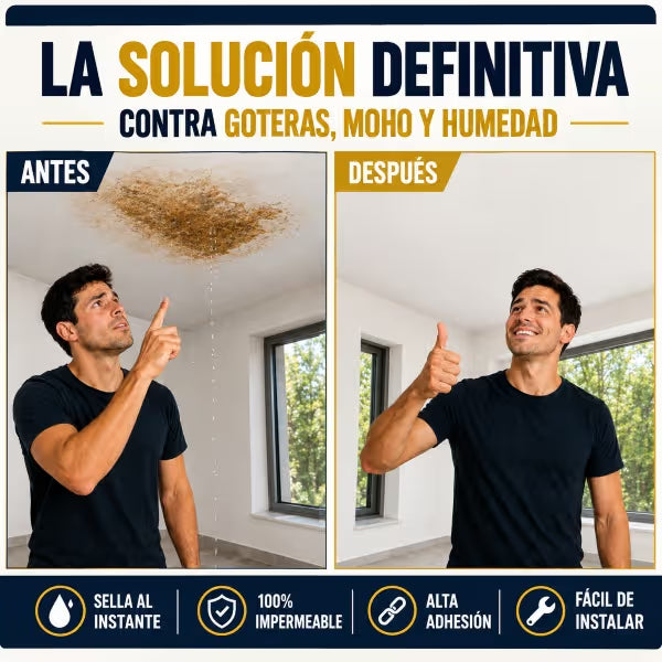 SellaPro™ | Adhesión fuerte para techos, tuberías y grietas.