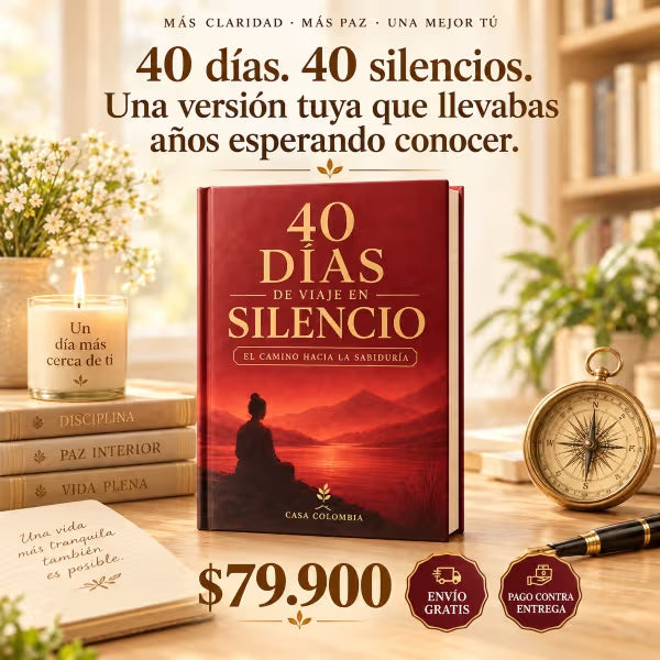 40 Días de Viaje en Silencio | Libro de Paz Interior y Reflexión