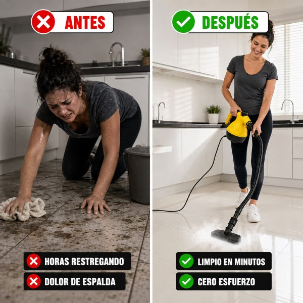 Máquina de Vapor™ | Limpia y desinfecta tu hogar sin químicos