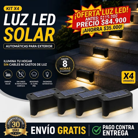 Luz LED Solar™ | Ilumina tu hogar toda la noche sin electricidad
