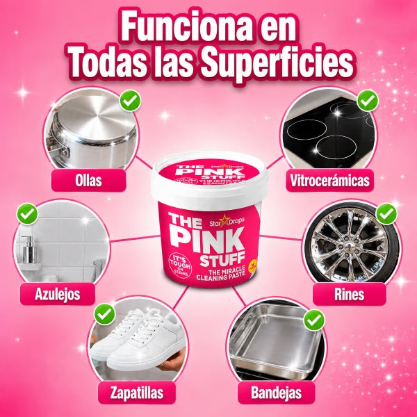 The Pink Stuff™ | Elimina óxido, grasa y manchas imposibles