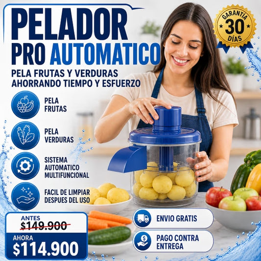 Pelador Pro automático™ | Pela frutas y verduras sin esfuerzo