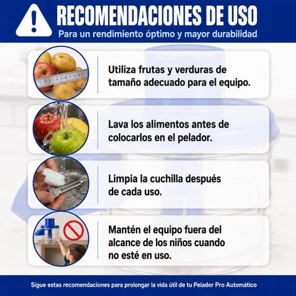 Pelador Pro automático™ | Pela frutas y verduras sin esfuerzo