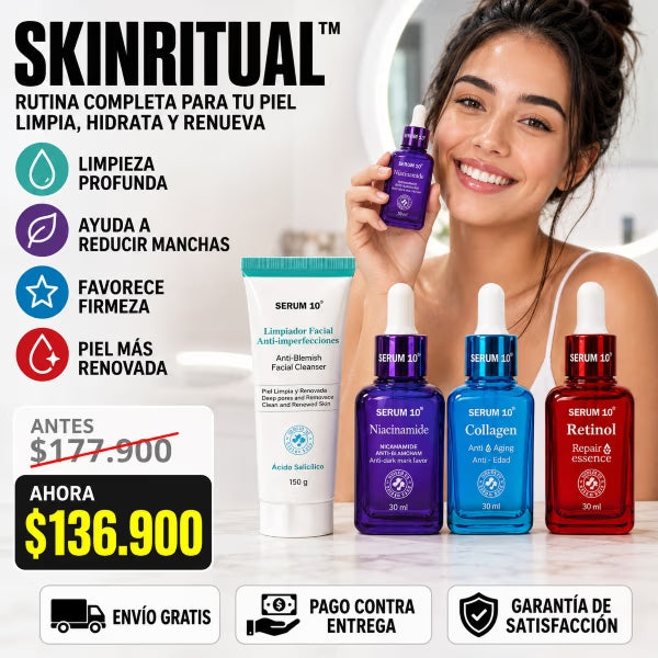 SkinRitual™ | Ayuda a reducir manchas, hidrata y renueva tu piel