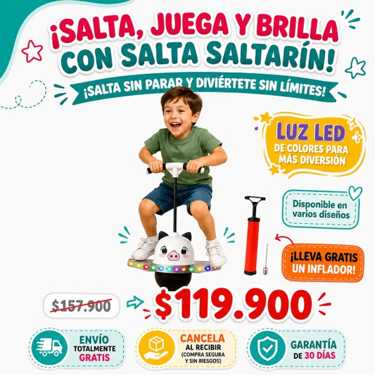 Salta Saltarín™ | Estimula el movimiento, la coordinación y la diversión activa