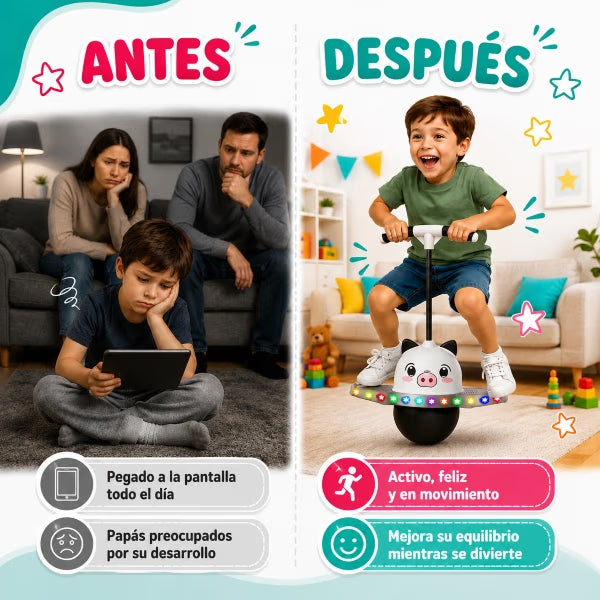 Salta Saltarín™ | Estimula el movimiento, la coordinación y la diversión activa