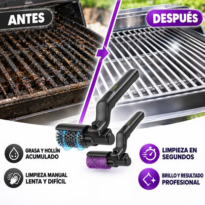Cepillo Eléctrico Limpiaparrillas™ | Limpieza profesional sin esfuerzo