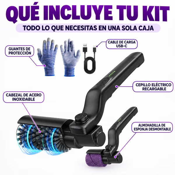 Cepillo Eléctrico Limpiaparrillas™ | Limpieza profesional sin esfuerzo