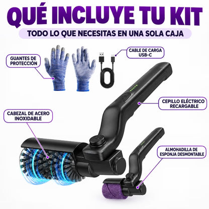 Cepillo Eléctrico Limpiaparrillas™ | Limpieza profesional sin esfuerzo