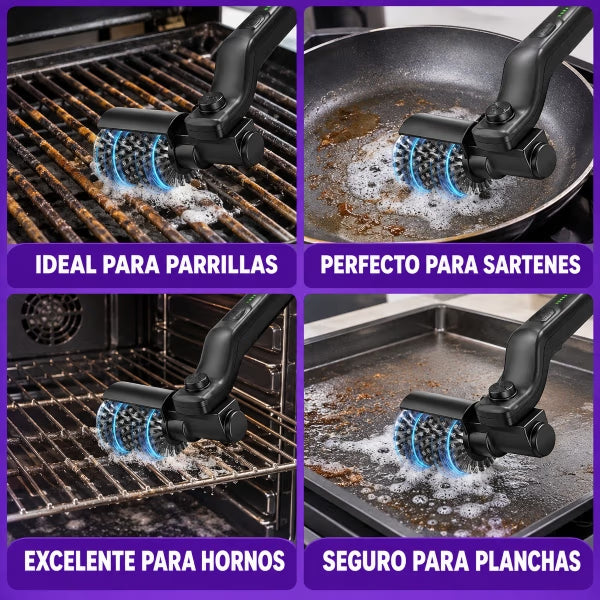 Cepillo Eléctrico Limpiaparrillas™ | Limpieza profesional sin esfuerzo